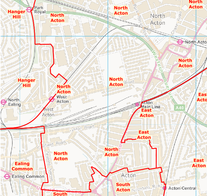 Proposed ward boundaries
