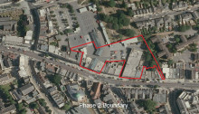 The Oaks Shopping Centre W3 delineated street plan